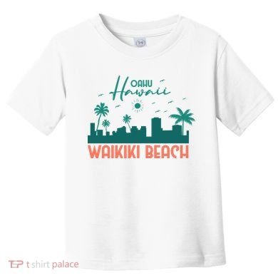 Waikiki Beach Toddler T-Shirt