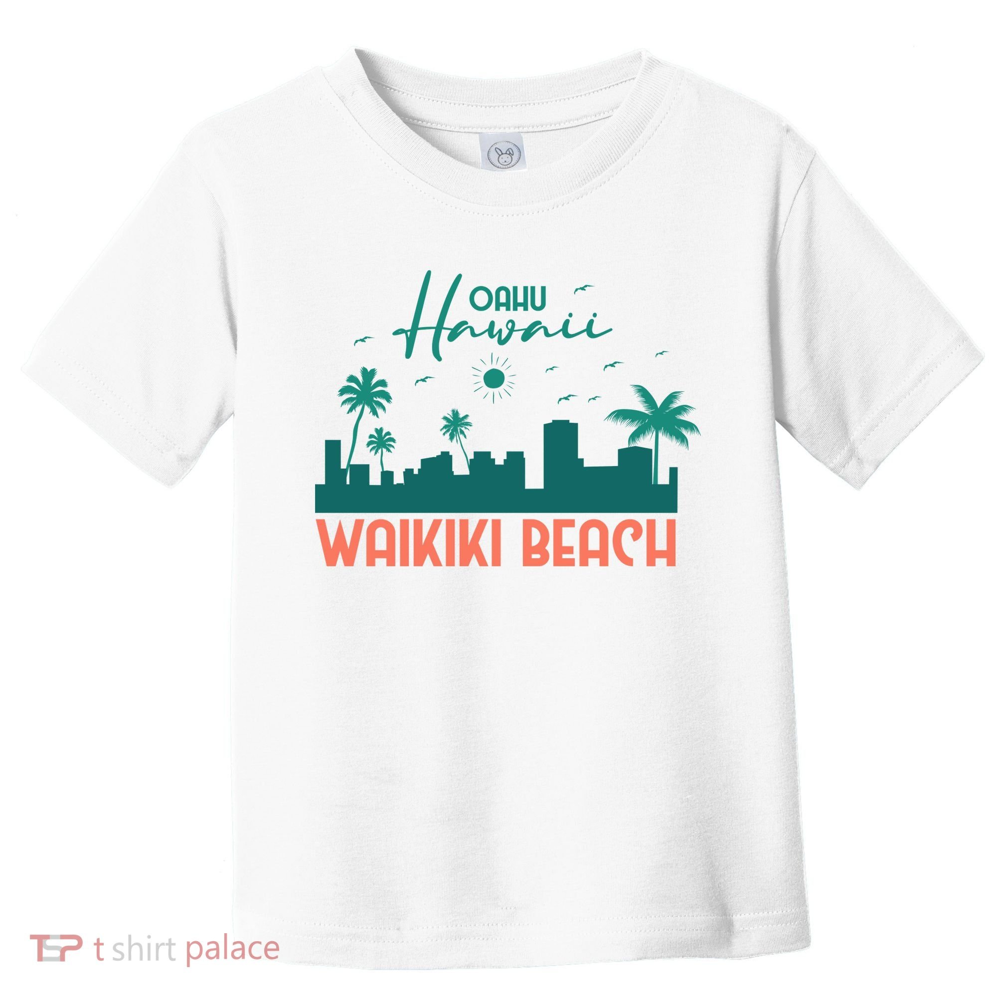 Waikiki Beach Toddler T-Shirt