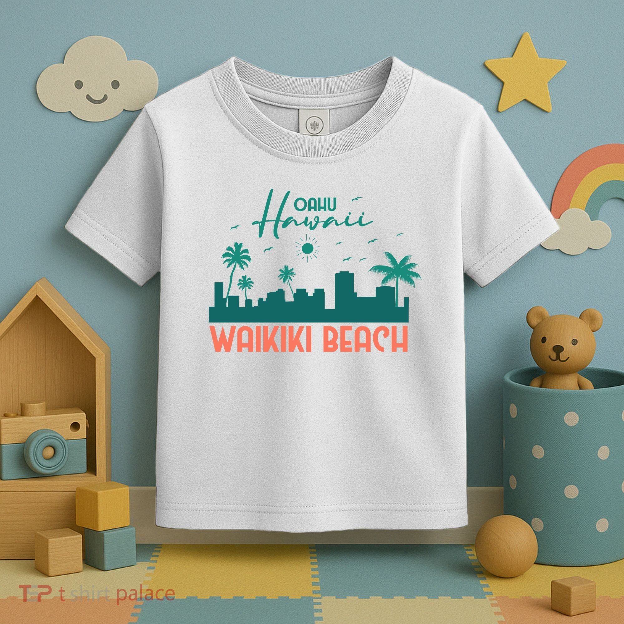 Waikiki Beach Toddler T-Shirt