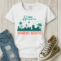 Waikiki Beach Women's T-Shirt thumb 3