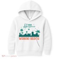 Waikiki Beach Kids Hoodie thumb 0