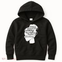 Well Behaved Women Rarely Make History Feminist Kids Hoodie thumb 0