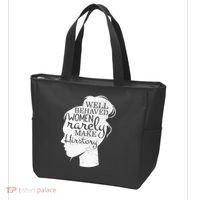 Well Behaved Women Rarely Make History Feminist Tote Bag thumb 3