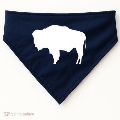 Wyoming Bison USA-Made Doggie Bandana