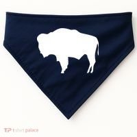 Wyoming Bison USA-Made Doggie Bandana thumb 0