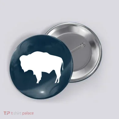 Wyoming Bison Button