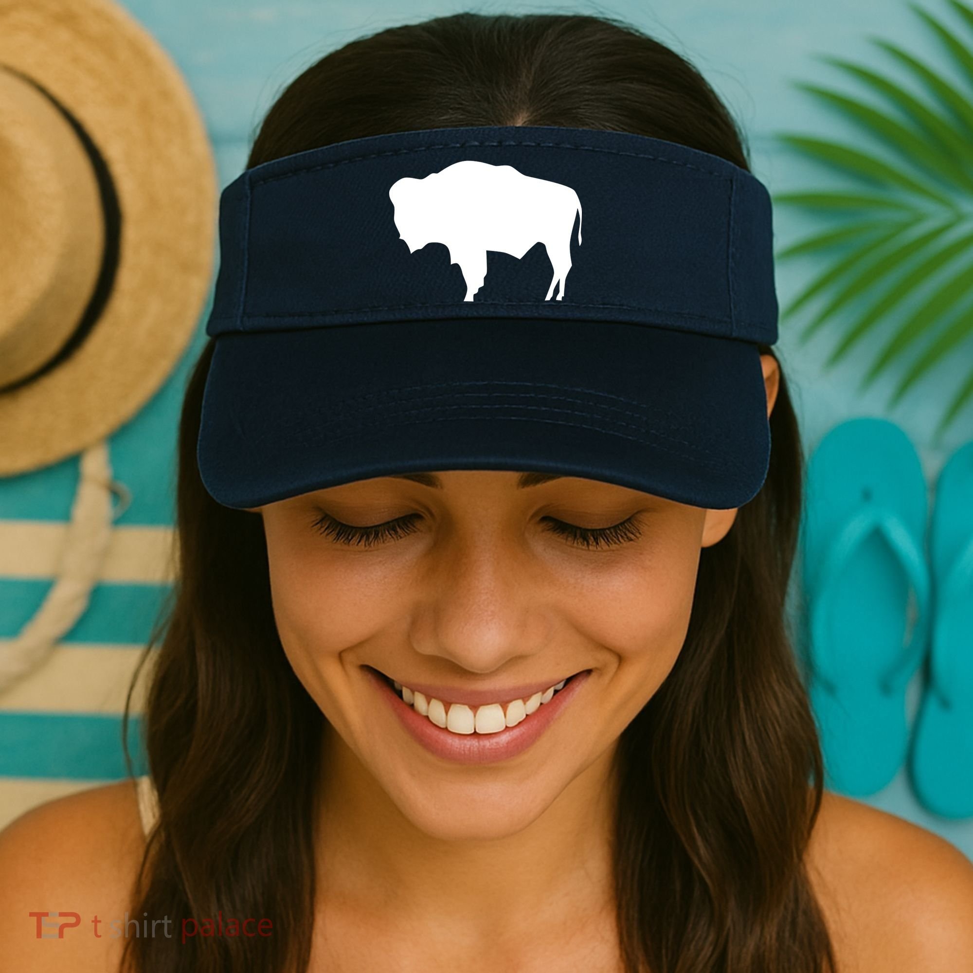 Wyoming Bison Visor
