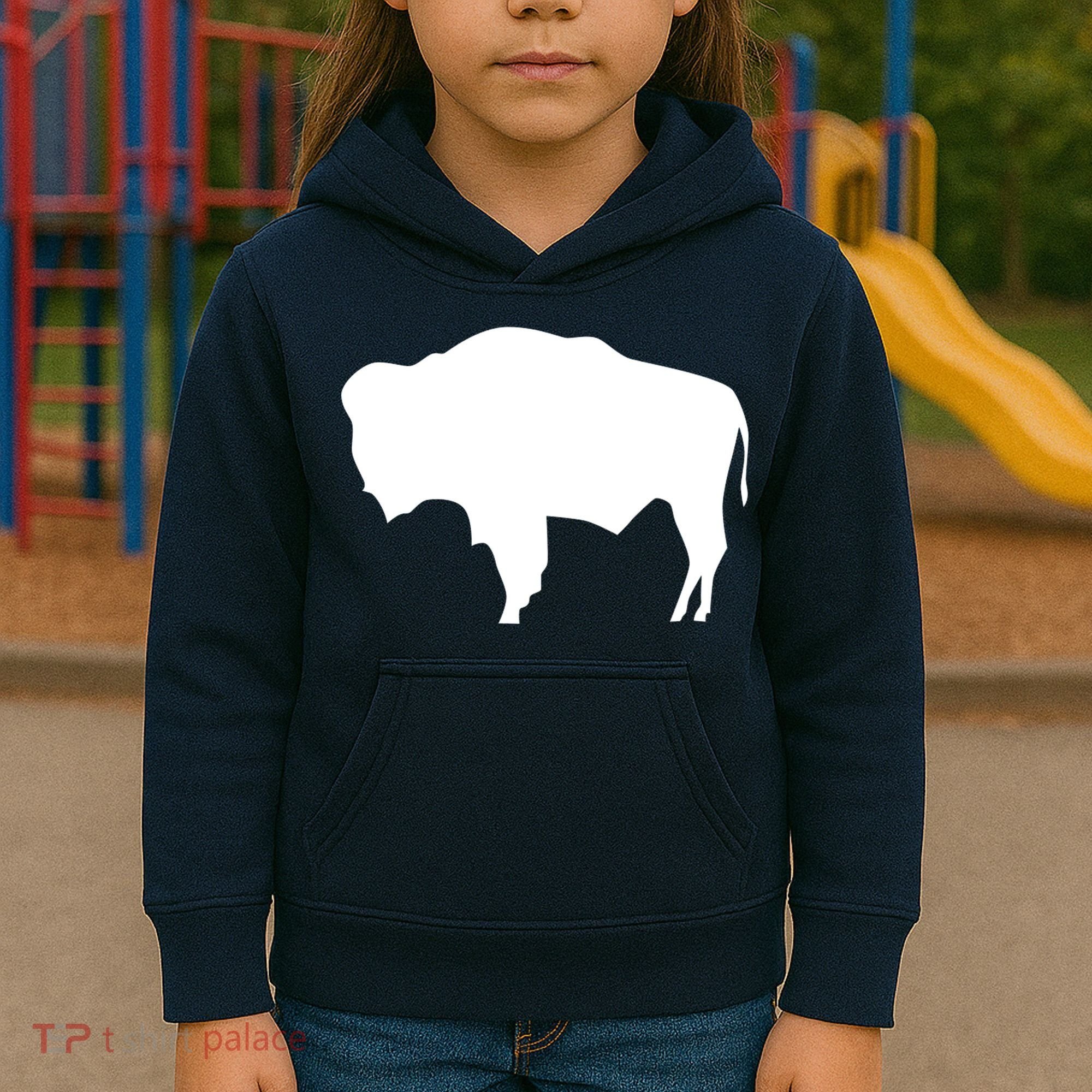 Wyoming Bison Kids Hoodie