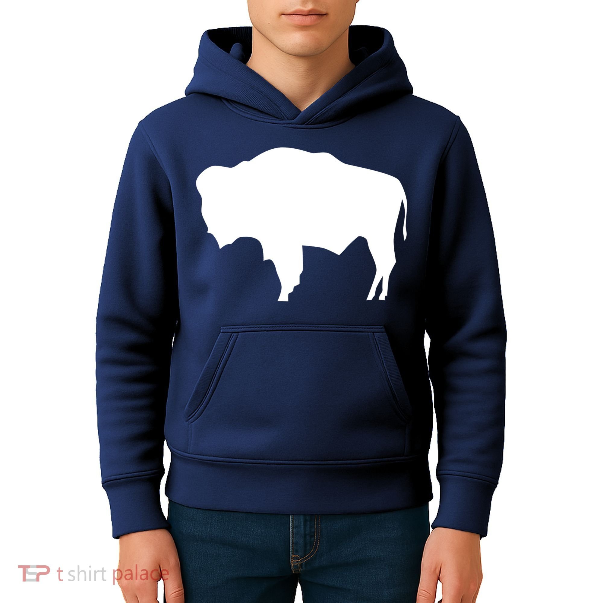 Wyoming Bison Kids Hoodie