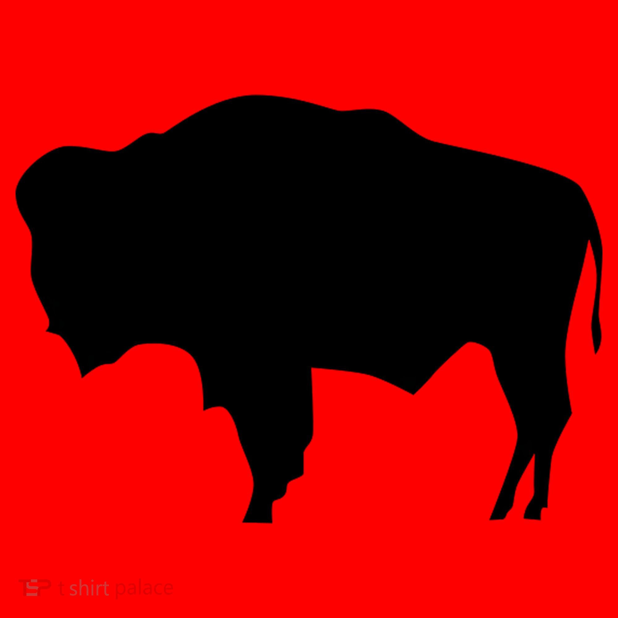 Wyoming Bison Santa Hat