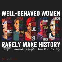 Well Behaved Women Rarely Make History Feminist Golf Towel thumb 3