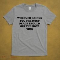 Whoever Brings You The Most Peace Should Get The Most Time T-Shirt thumb 5