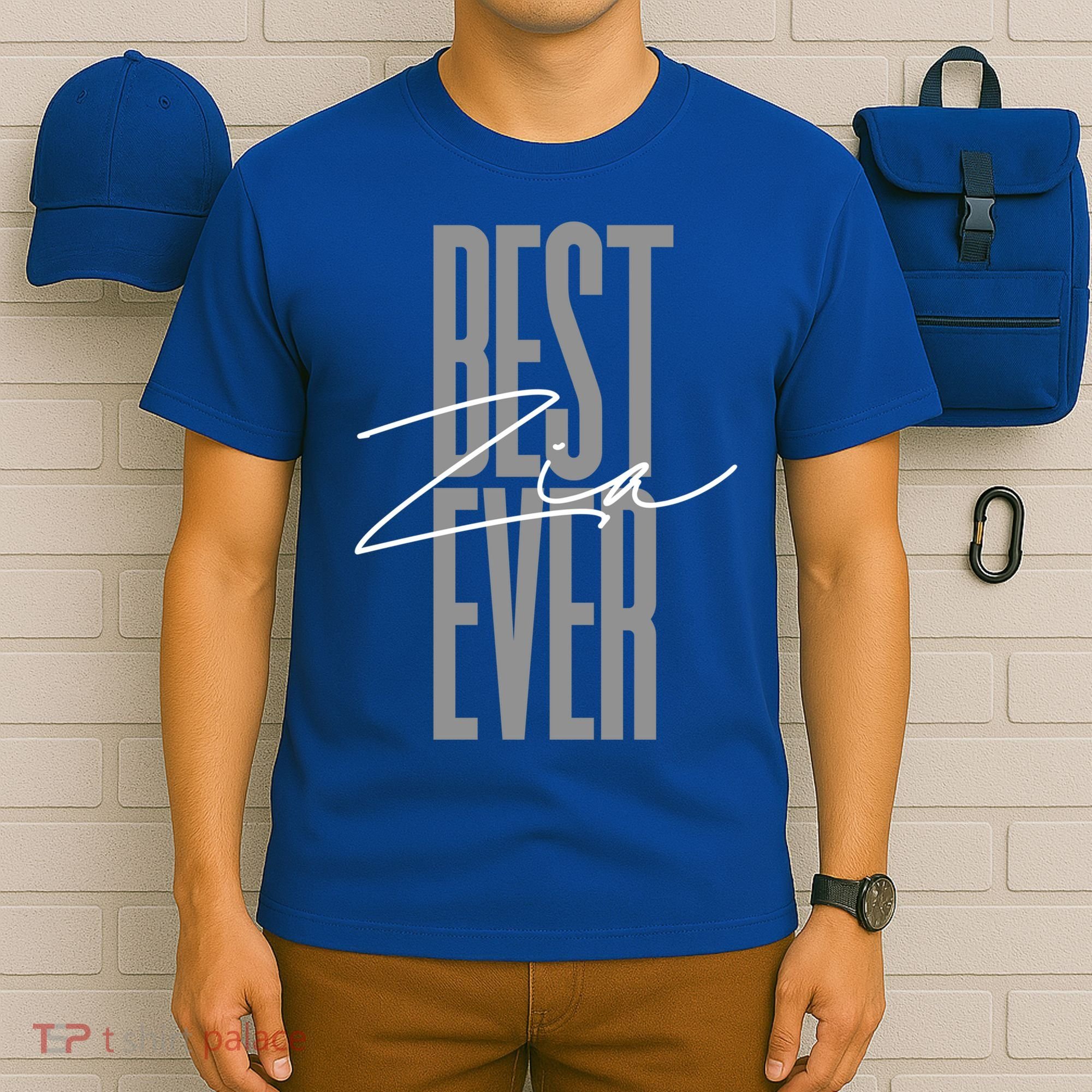 Wo Best Zia Ever Tee Aunt Italian Auntie Gift Funny Gift T-Shirt