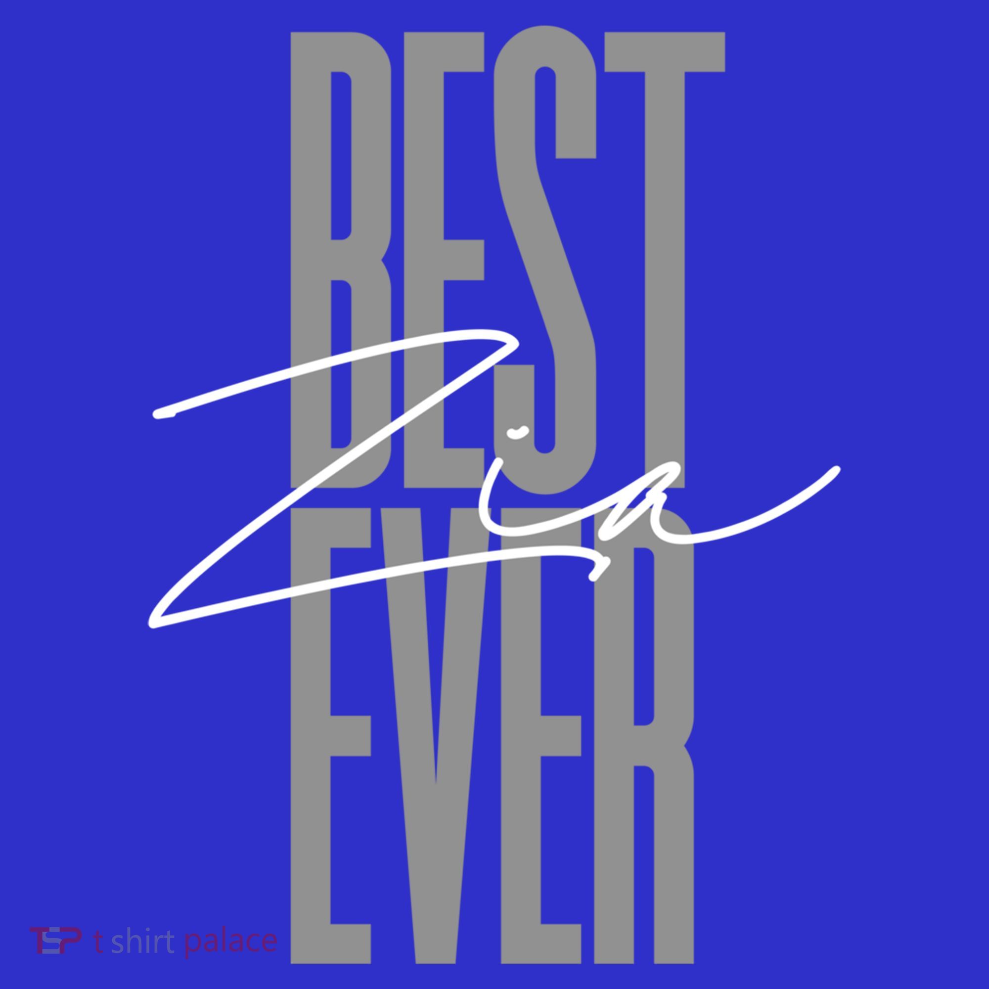 Wo Best Zia Ever Tee Aunt Italian Auntie Gift Funny Gift T-Shirt