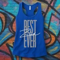 Wo Best Zia Ever Tee Aunt Italian Auntie Gift Funny Gift Women's Tank Top thumb 3
