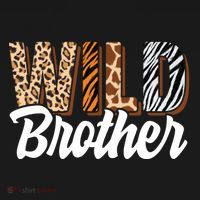 Wild Brother Zoo Born Two Be Wild Bgiftday Safari Jungle Animal Great Gift Women's Hoodie thumb 2