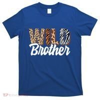 Wild Brother Zoo Born Two Be Wild Bgiftday Safari Jungle Animal Great Gift T-Shirt thumb 0