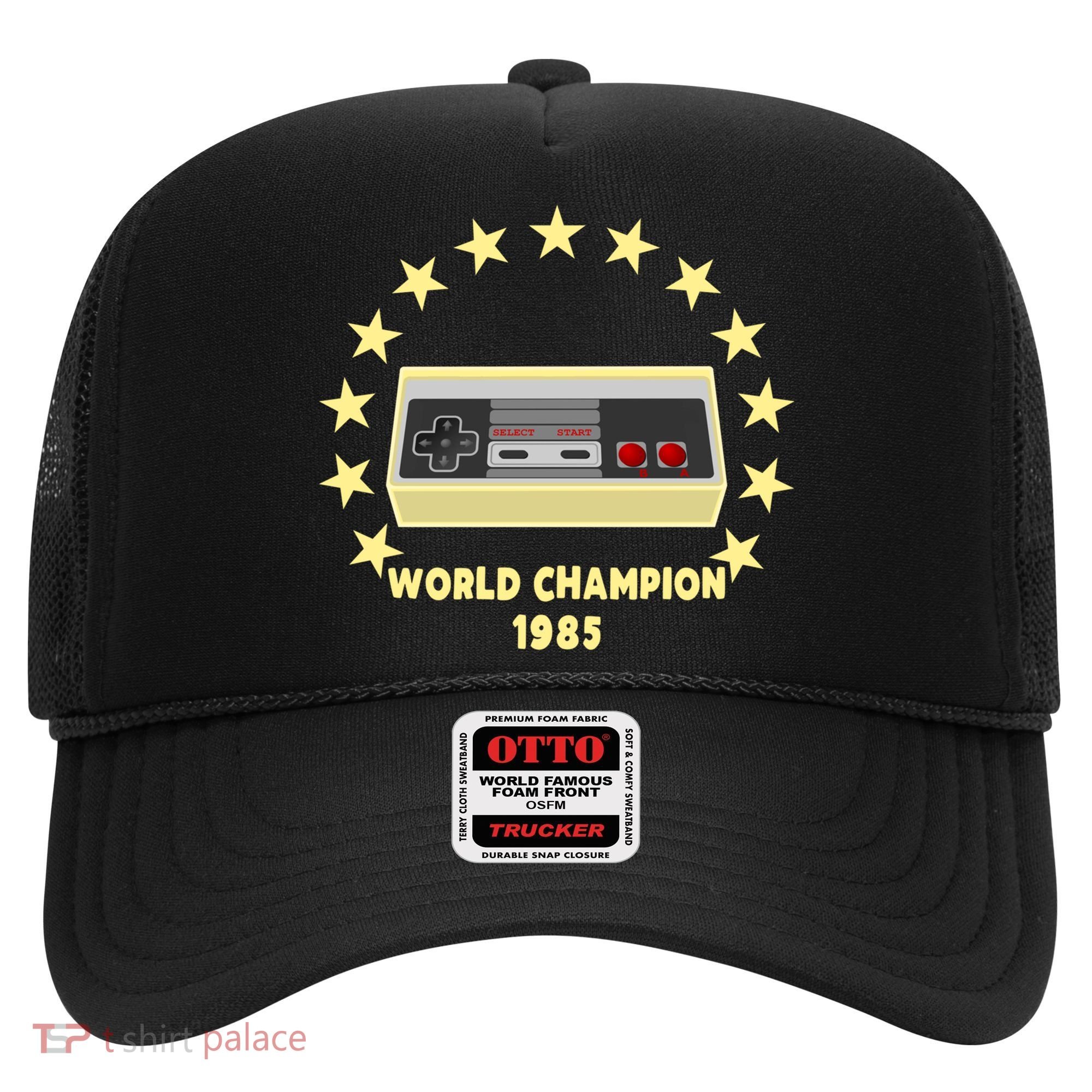 World Champion 1985 Retro Gaming Controller Gift Hat