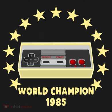 World Champion 1985 Retro Gaming Controller Gift Cropped Pullover Crew
