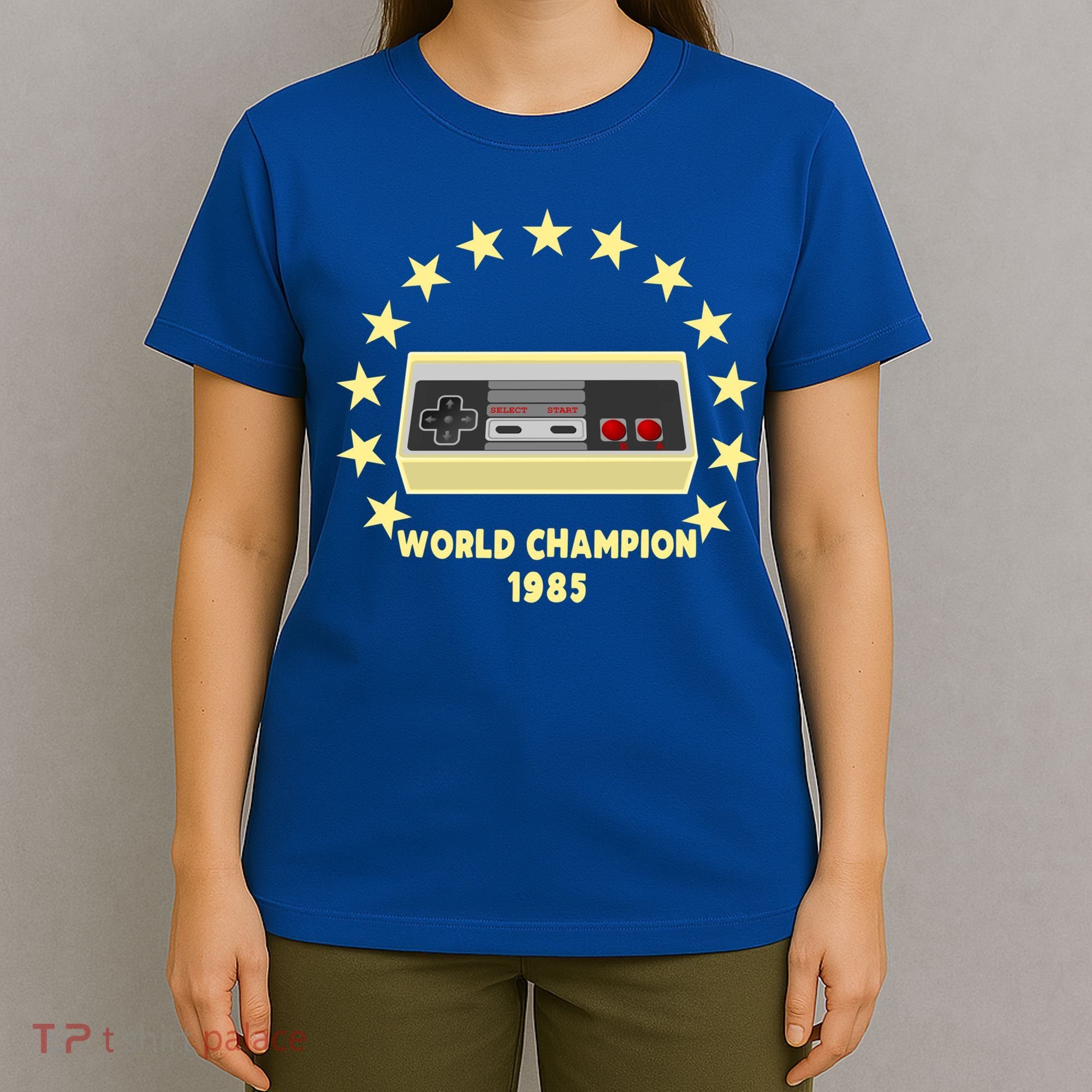 World Champion 1985 Retro Gaming Controller Gift T-Shirt