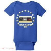 World Champion 1985 Retro Gaming Controller Gift Baby Bodysuit thumb 0