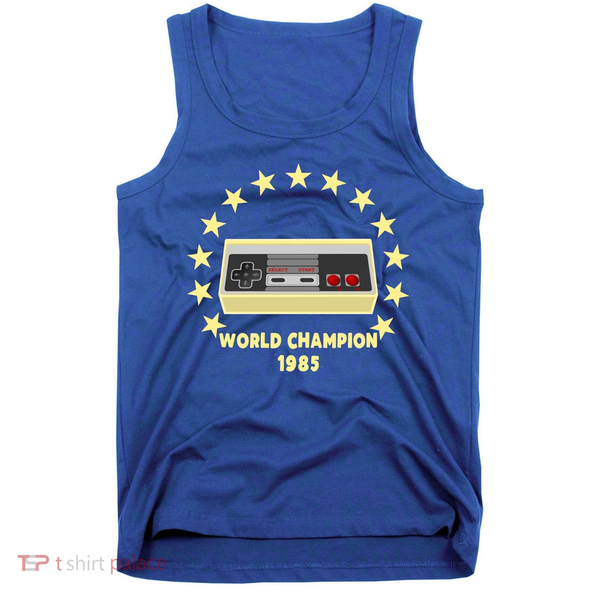 World Champion 1985 Retro Gaming Controller Gift Tank Top
