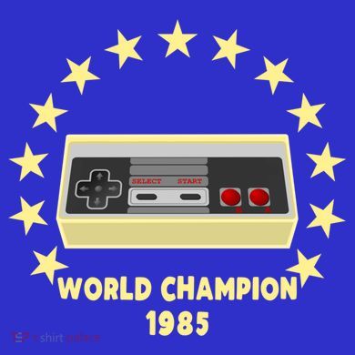 World Champion 1985 Retro Gaming Controller Gift Infant Baby Jersey Bodysuit