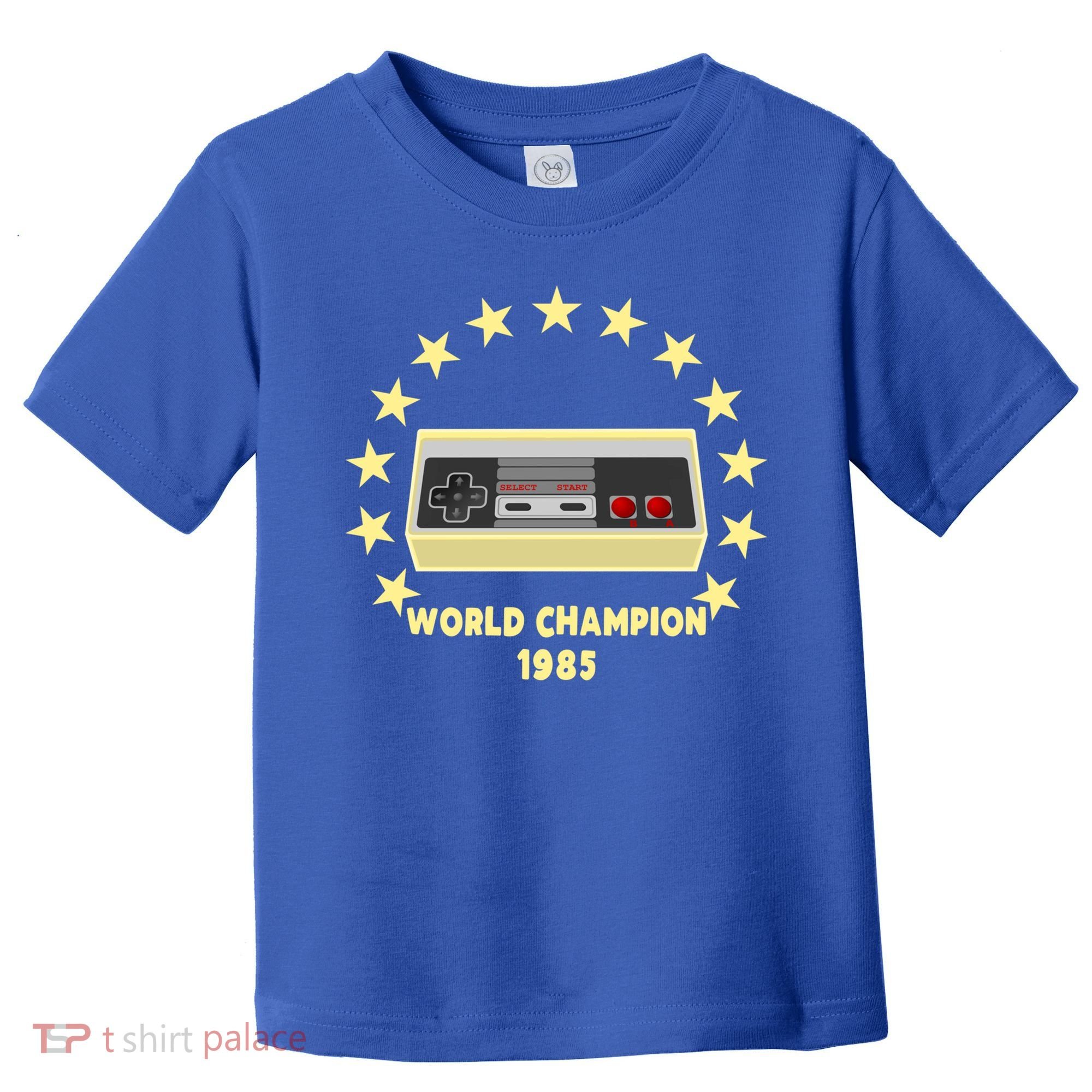 World Champion 1985 Retro Gaming Controller Gift Toddler T-Shirt