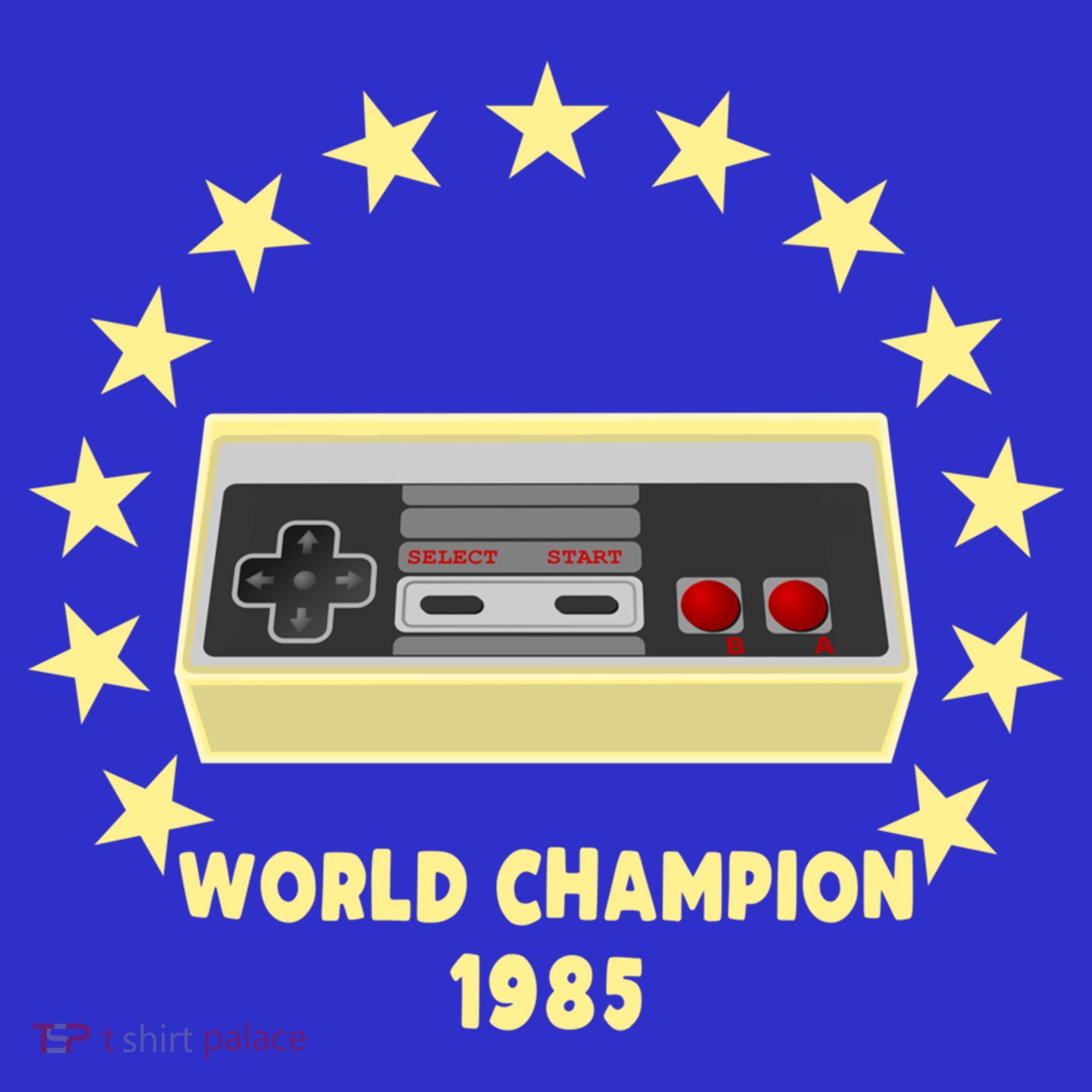 World Champion 1985 Retro Gaming Controller Gift Women's T-Shirt