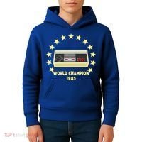 World Champion 1985 Retro Gaming Controller Gift Kids Hoodie thumb 4