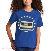 World Champion 1985 Retro Gaming Controller Gift Kids T-Shirt thumb 2