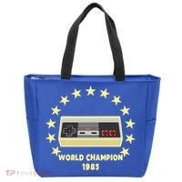 World Champion 1985 Retro Gaming Controller Gift Tote Bag thumb 0