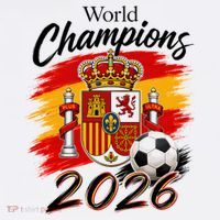 World Champions 2026 Spain Soccer Sweatshirt thumb 3
