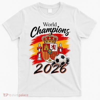 World Champions 2026 Spain Soccer T-Shirt