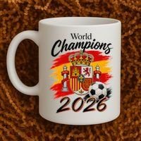 World Champions 2026 Spain Soccer Coffee Mug thumb 2