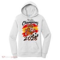 World Champions 2026 Spain Soccer Women's Hoodie thumb 0
