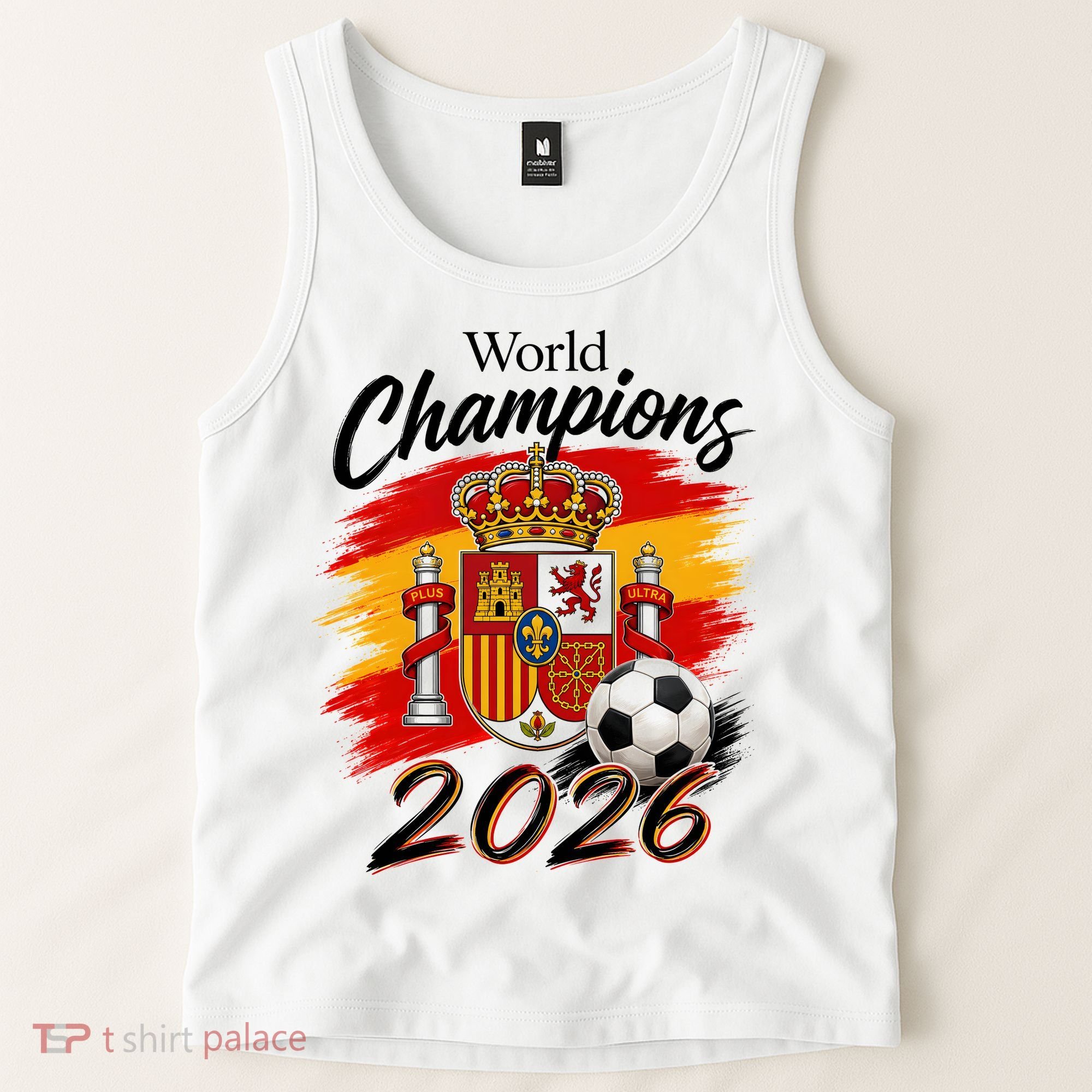 World Champions 2026 Spain Soccer Tank Top