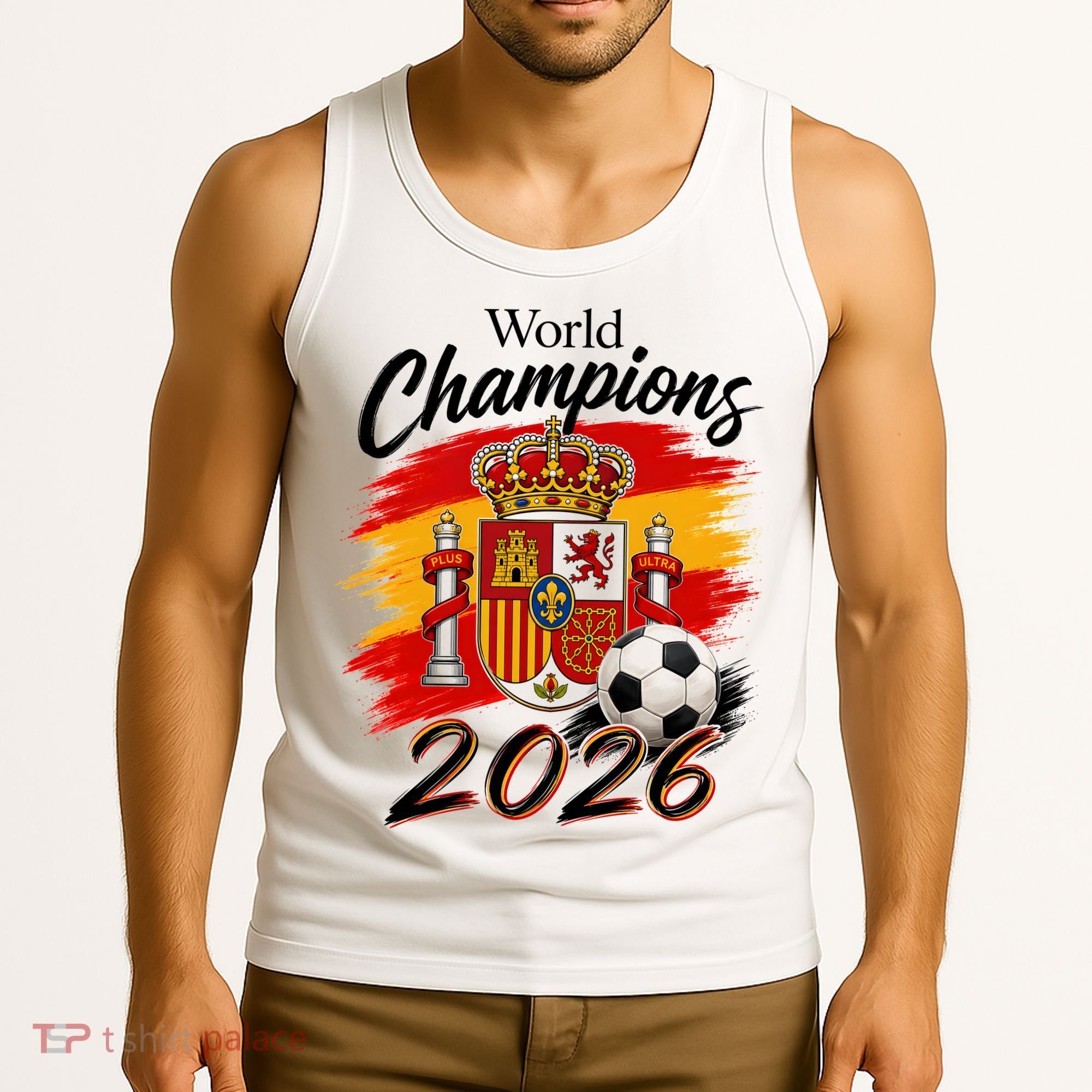 World Champions 2026 Spain Soccer Tank Top