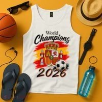 World Champions 2026 Spain Soccer Tank Top thumb 4