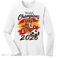 World Champions 2026 Spain Soccer Women's Long Sleeve Shirt thumb 0