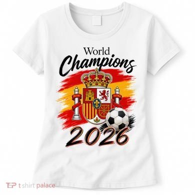 World Champions 2026 Spain Soccer Women's T-Shirt