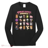 World's Cutest Animals Long Sleeve Shirt thumb 0