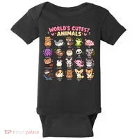 World's Cutest Animals Baby Bodysuit thumb 0
