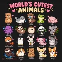 World's Cutest Animals Tank Top thumb 6