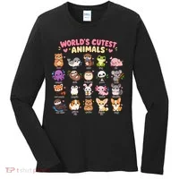 World's Cutest Animals Women's Long Sleeve Shirt thumb 0