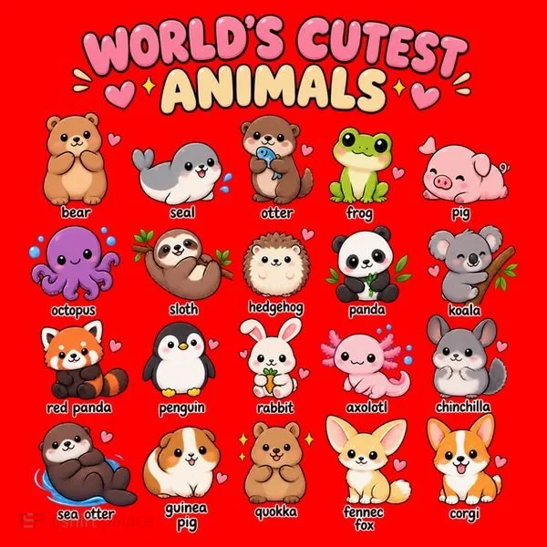 World's Cutest Animals Santa Hat