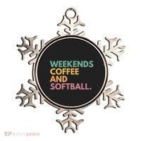 Weekends Coffee And Softball Softball Mama Meaningful Gift Ornament thumb 0