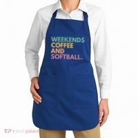 Weekends Coffee And Softball Softball Mama Meaningful Gift Apron thumb 2