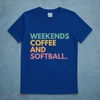Weekends Coffee And Softball Softball Mama Meaningful Gift T-Shirt thumb 5