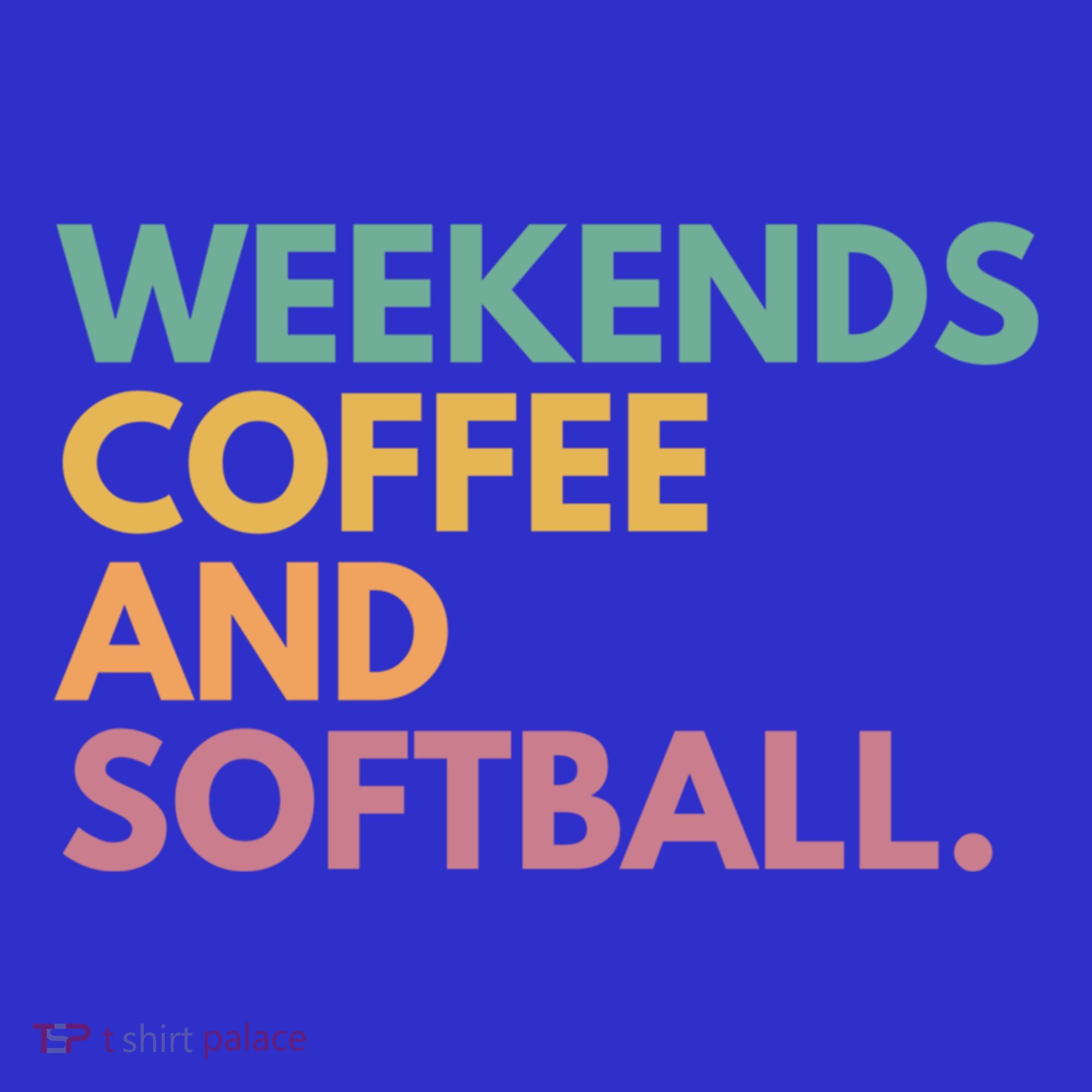 Weekends Coffee And Softball Softball Mama Meaningful Gift Visor